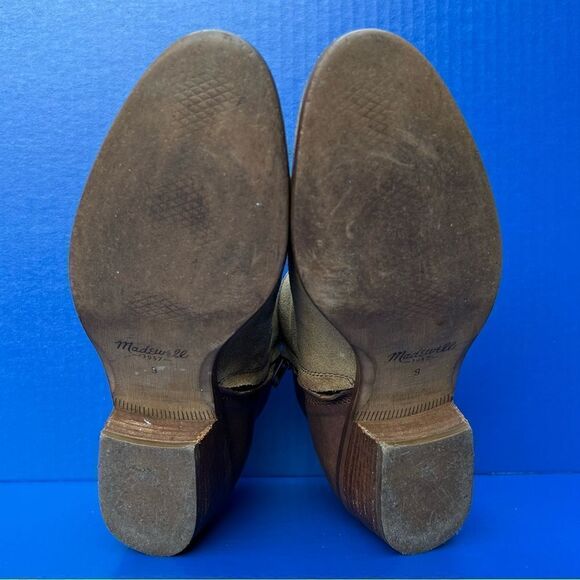 Madewell Womens The Charley Boot in Cigar 9 - Picture 8 of 12